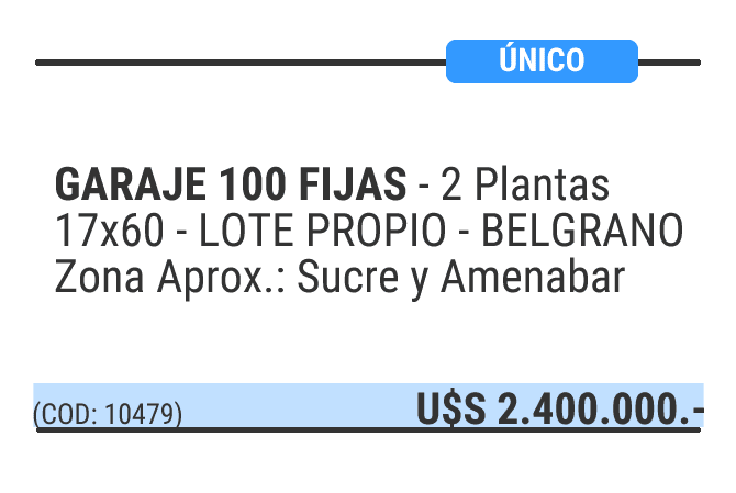 100 Fijas Belgrano